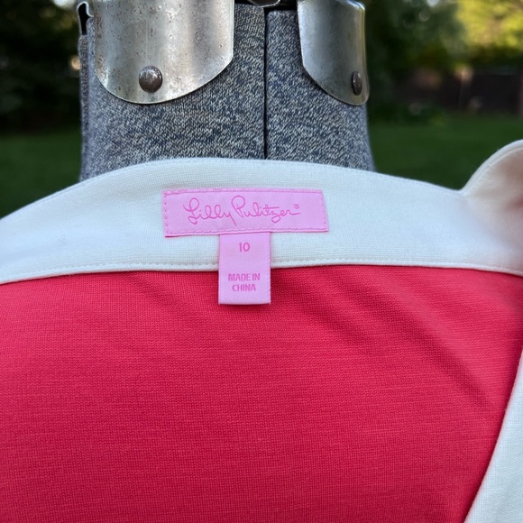 Lilly Pulitzer shift dress pink salmon sailor style - Picture 4 of 4